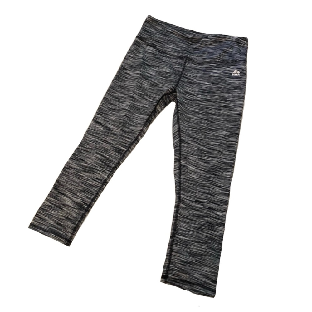 RBX Gray Cropped Athletic Workout Leggings